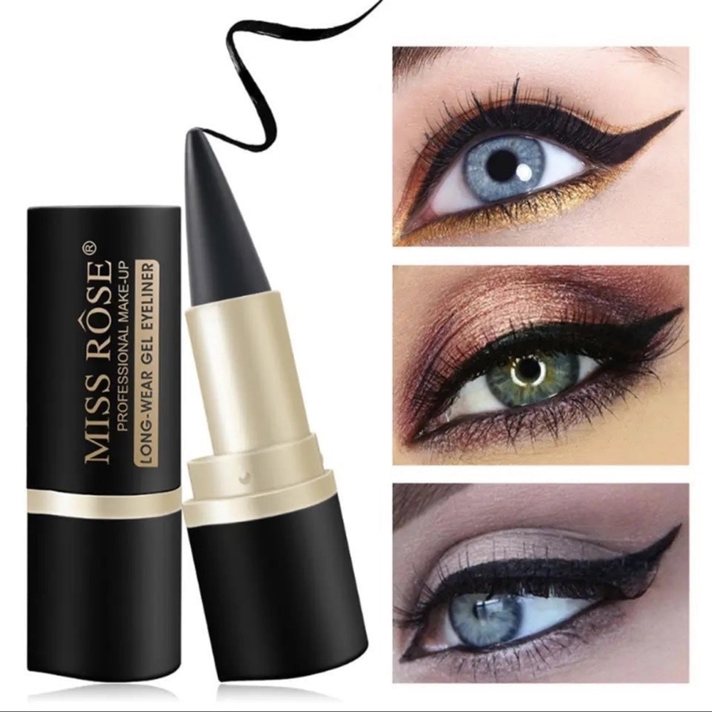 1 Pcs New Black Thick Waterproof Liquid Eyeliner Long-lasting